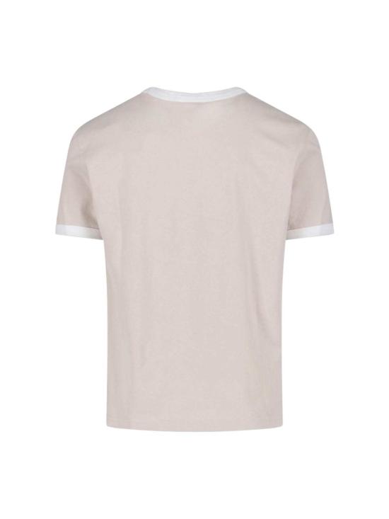  아페쎄 탑 A.P.C. 로고 티셔츠 크림색 - A.P.C.