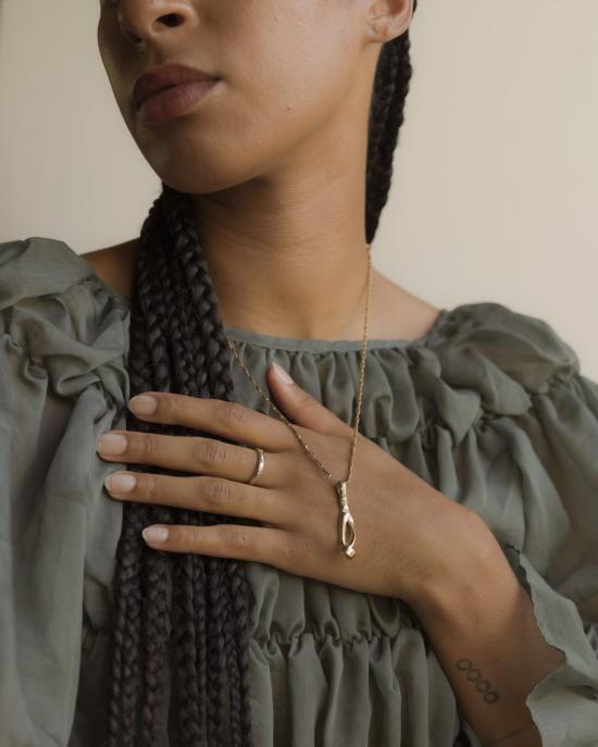  에이드 목걸이/팬던트 에이데 야나 빈티지 다이아몬드 목걸이