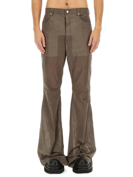  릭 오웬스 스트레이트 팬츠 부츠컷  그레이