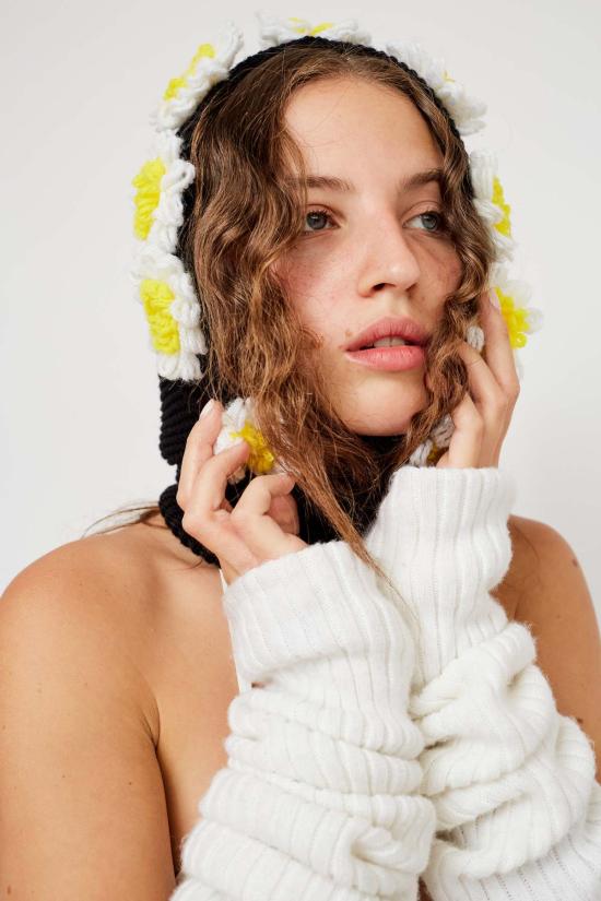  더 시리즈 뉴욕 모자 시리즈 NY 플로럴 밤부 후드