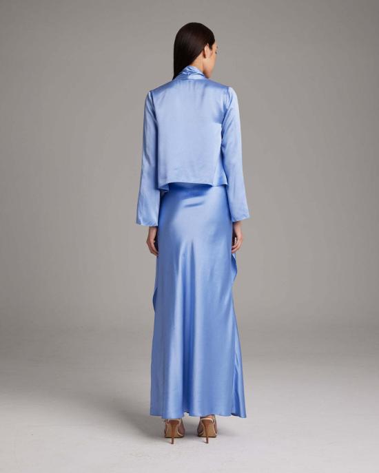  보즈 블라우스 페더라이트 랩  페리윙클 - VOZ