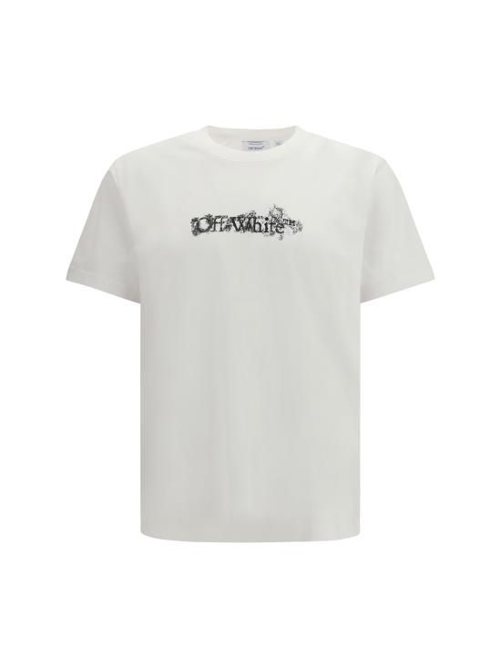 26SS 오프화이트 반팔 티셔츠 44MAA027S26J007100 1000 WHITE