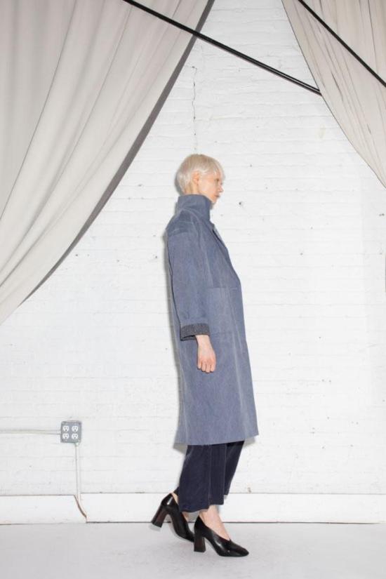  H. Fredriksson 데님 자켓 데님 케이트 코트 - OTHER BRANDS