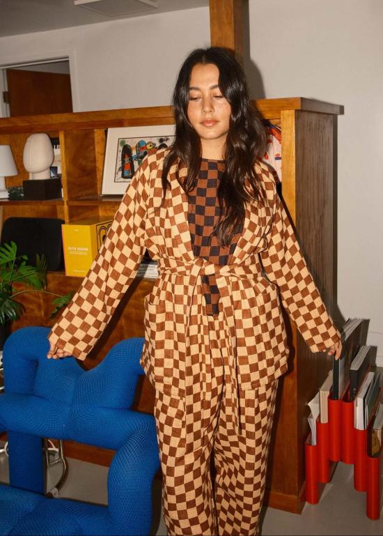  Ace & Jig 라운지 웨어 에이스 & 지그 라이언 로브 라임 - ACE & JIG