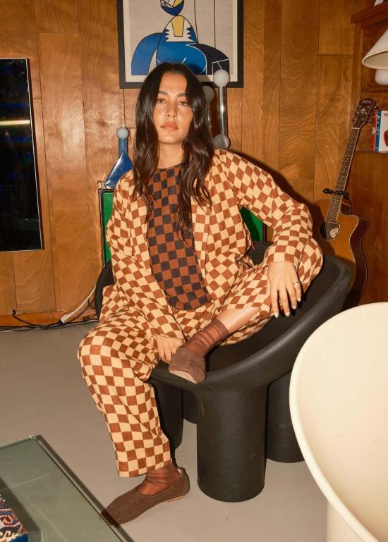  Ace & Jig 라운지 웨어 에이스 & 지그 라이언 로브 라임 - ACE & JIG