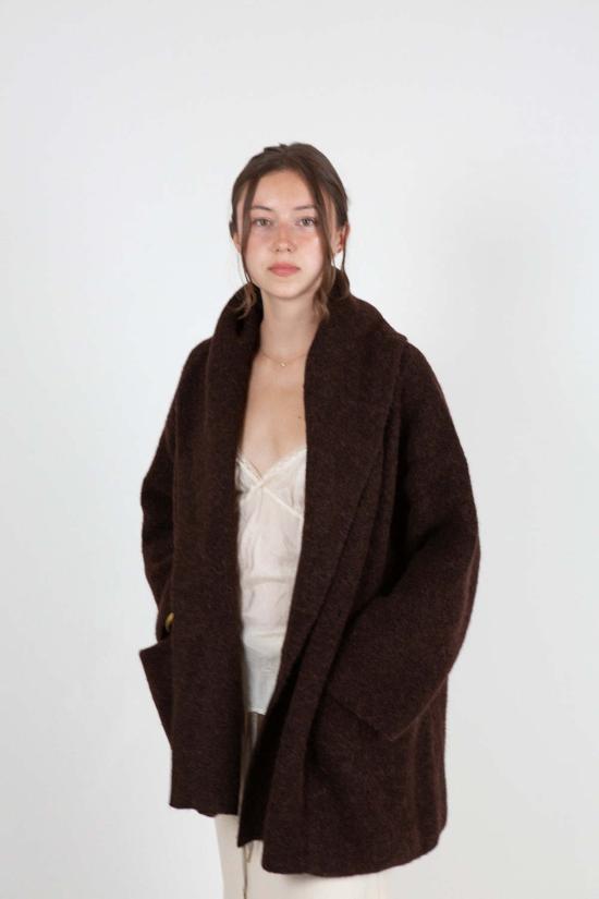  로렌 마누지안 코트 더블 페이스 - LAUREN MANOOGIAN