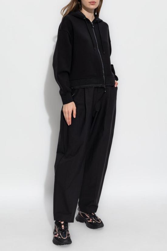  엠포리오 아르마니 스웨터 후드티 블랙 - EMPORIO ARMANI