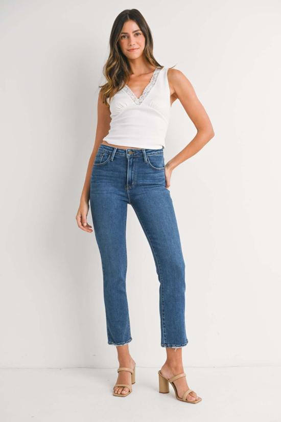  저스트 블랙 데님 데님 팬츠 아이코닉 릴렉스드 스키니 - JUST BLACK DENIM