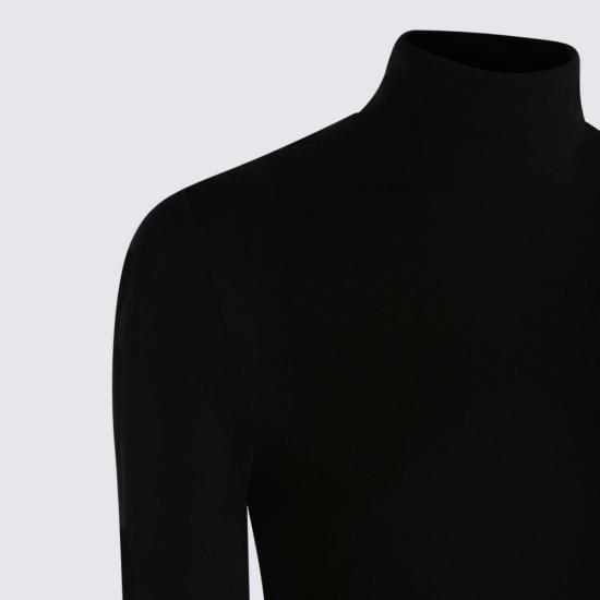  알라이아 롱 원피스 비스코스 드레스 느와르 - ALAIA