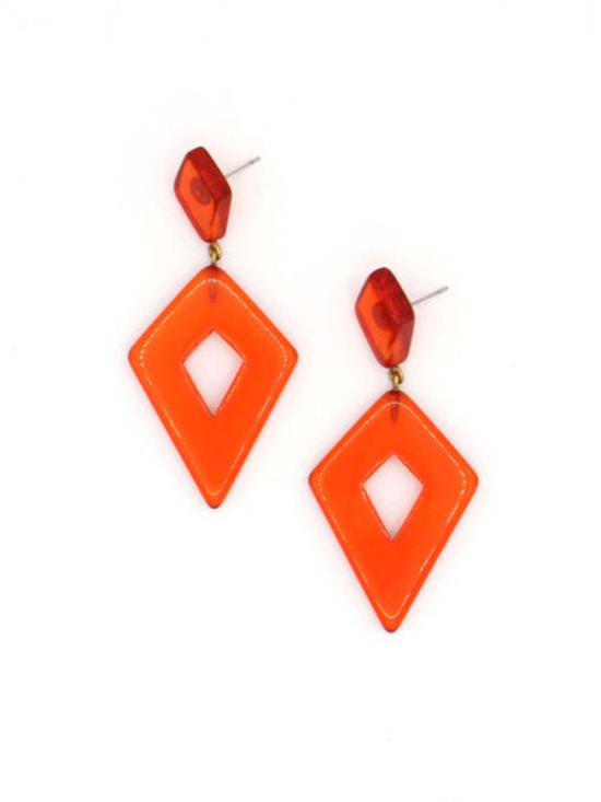  페어 아니타 이어링 클레멘타인 마름모꼴 귀걸이 - FAIR ANITA