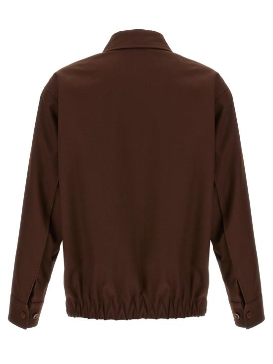  구찌 자켓 트윌 재킷 브라운 - GUCCI
