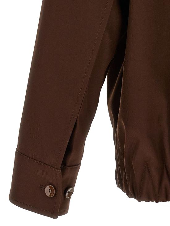  구찌 자켓 트윌 재킷 브라운 - GUCCI