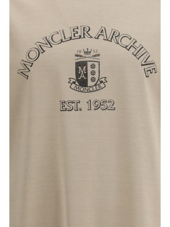 26SS 몽클레어 반팔 티셔츠 L10918C0001389BAL 268 BEIGE - MONCLER