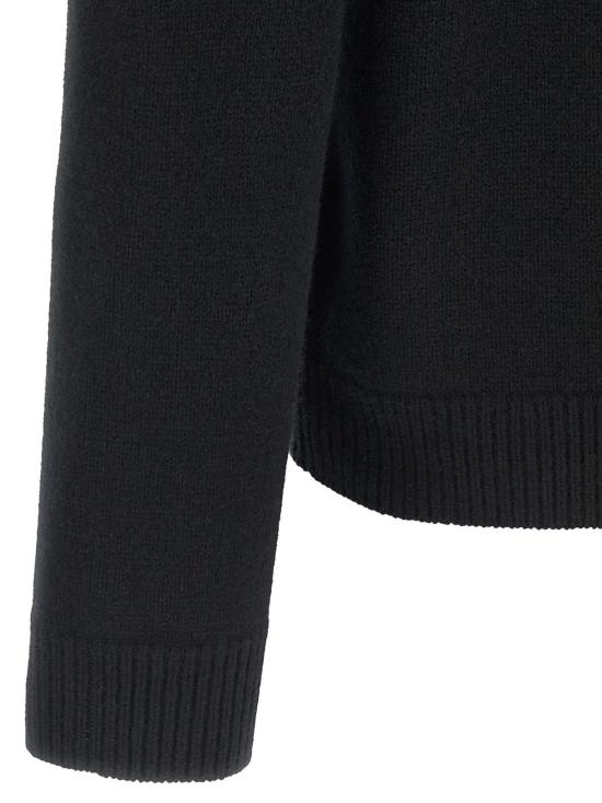  메종키츠네 가디건 메종 키츠네 폭스 헤드 카디건 블랙 - MAISON KITSUNE