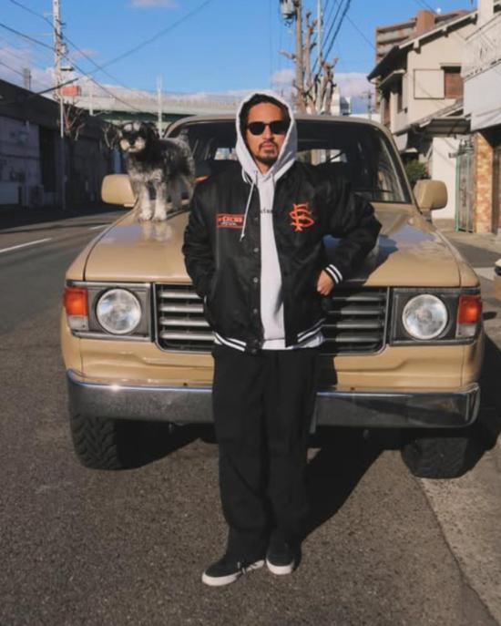  Tilted Brim 자켓 틸티드 브림 캑터스 클럽 X TB 퀼팅 나일론 베이스볼 재킷