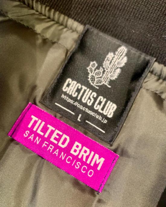  Tilted Brim 자켓 틸티드 브림 캑터스 클럽 X TB 퀼팅 나일론 베이스볼 재킷 - OTHER BRANDS