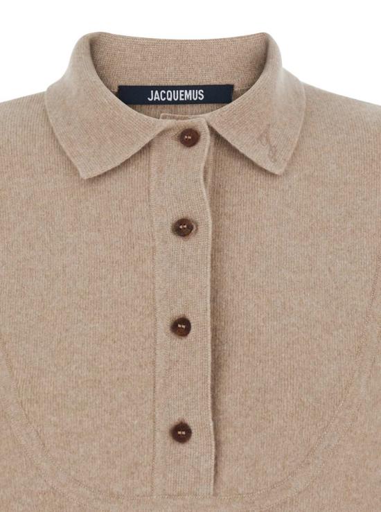  자크뮈스 스웨터 Jacquemus La Maille Vareuse Pallone  베이지 - JACQUEMUS