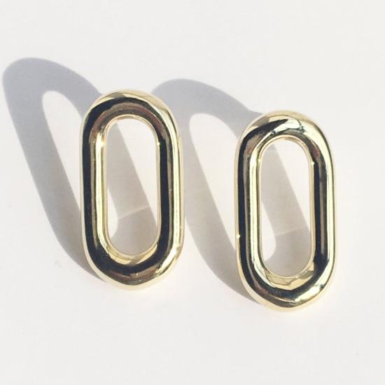  JANE D'ARENSBOURG 이어링 제인 다렌스버그 오벌 스터드 - OTHER BRANDS