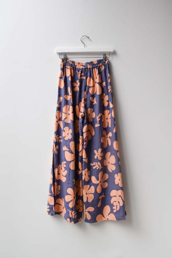  at Dawn. 스트레이트 팬츠 새벽에. 꽃무늬 옆트임 와이드 팬츠 - OTHER BRANDS