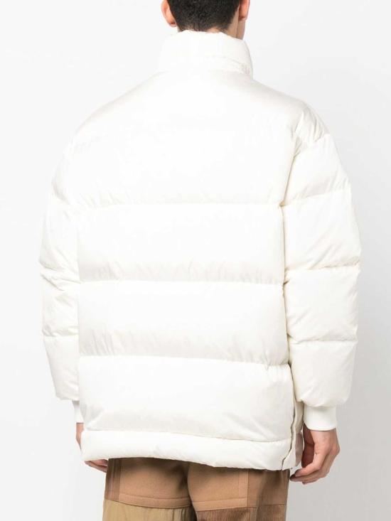  엠포리오 아르마니 패딩 화이트 숏 다운 재킷 - EMPORIO ARMANI