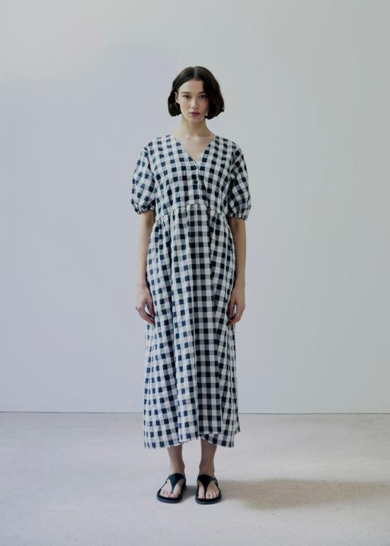  Diarte 롱 원피스 디아르테 블레이크 깅엄 드레스