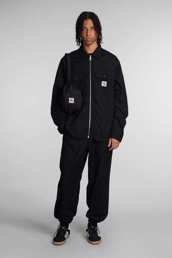  칼하트 스트레이트 팬츠 카하트 벨티드  블랙 - CARHARTT