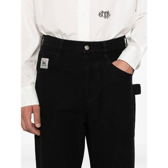 보디 데님 팬츠 보드 보드 진스 블랙 - BODE