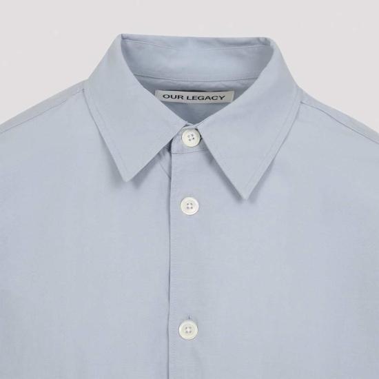  아워레가시 긴팔 셔츠 우리의 유산은 셔츠 파우더 블루 그 이상입니다 - OUR LEGACY
