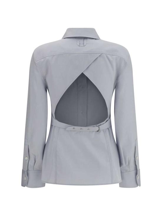  자크뮈스 탑 Jacquemus La Chemise De 의상 셔츠 라이트 그레이 - JACQUEMUS