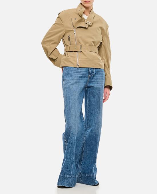  보테가베네타 수트 자켓 보테가 베네타 컴팩트 코튼 네일 블레이저 베이지 - BOTTEGA VENETA