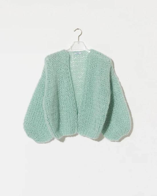  마이아미 가디건 마이애미 모헤어 봄버 카디건 - MAIAMI