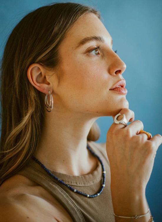  시에라 윈터 주얼리 이어링 아메리칸 우먼 후프 - SIERRA WINTER JEWELRY