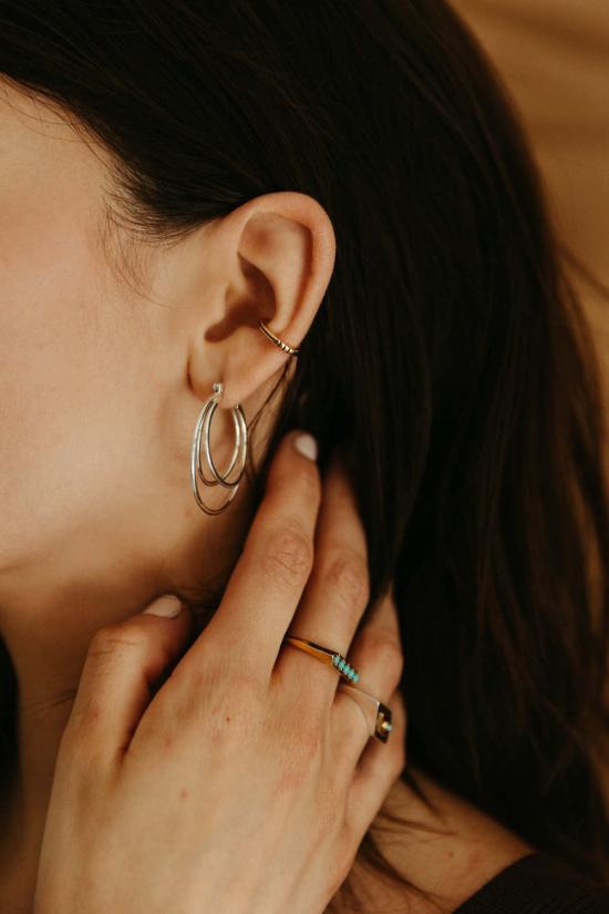  시에라 윈터 주얼리 이어링 아메리칸 우먼 후프 - SIERRA WINTER JEWELRY