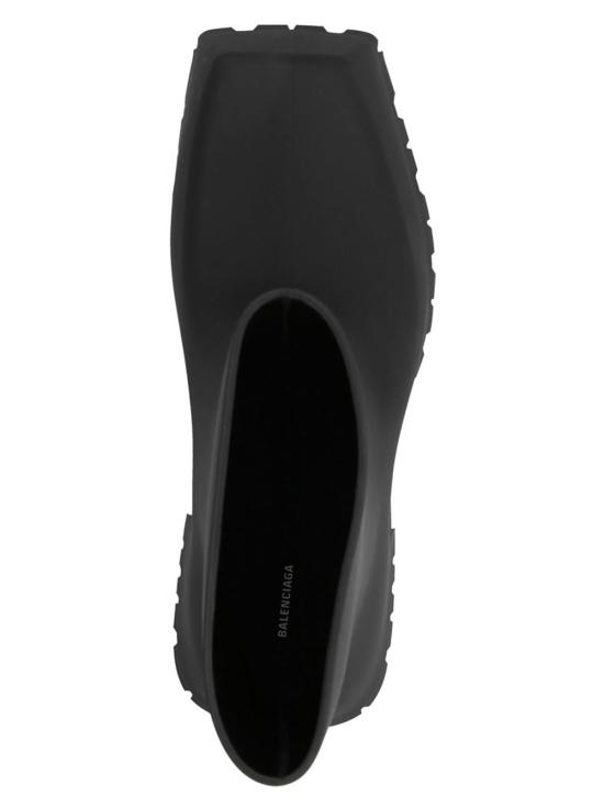 발렌시아가 부츠 트루퍼 러버 앵클  블랙 - BALENCIAGA