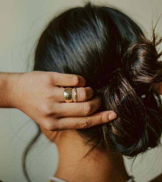  시에라 윈터 주얼리 반지 더스트 데빌 링 14K 옐로우 골드 - SIERRA WINTER JEWELRY