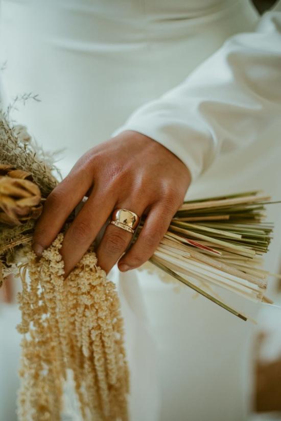  시에라 윈터 주얼리 반지 더스트 데빌 링 14K 옐로우 골드 - SIERRA WINTER JEWELRY