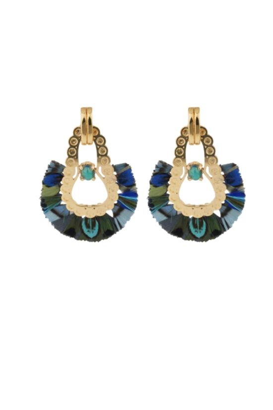  Gas Bijoux 이어링 가스 비쥬 포르탈레자 깃털 귀걸이