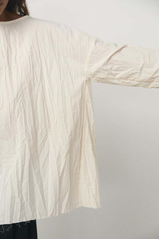  앨범 디 파밀리아 반팔 티셔츠 Album Di Famiglia 크링클 코튼 롱슬리브 탑 - ALBUM DI FAMIGLIA