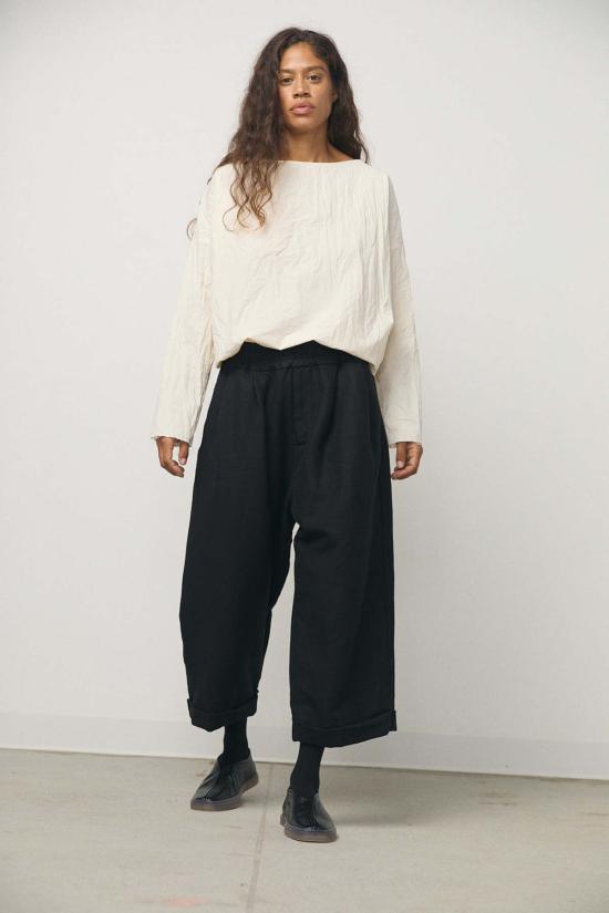  앨범 디 파밀리아 반팔 티셔츠 Album Di Famiglia 크링클 코튼 롱슬리브 탑 - ALBUM DI FAMIGLIA