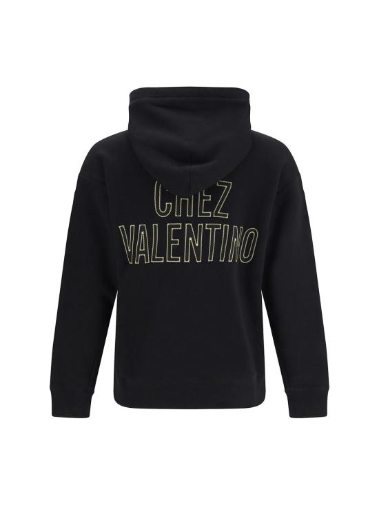  발렌티노 가라바니 긴팔 티셔츠 발렌티노 팬서 60 코튼 후드티 - VALENTINO GARAVANI