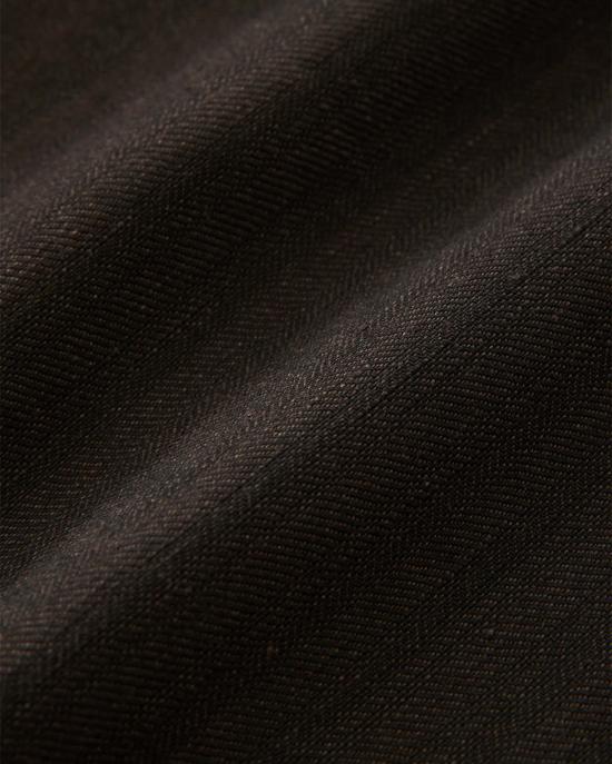  스튜디오 니콜슨 스트레이트 팬츠 라인 더블 플리츠 볼륨  에스프레소 - STUDIO NICHOLSON