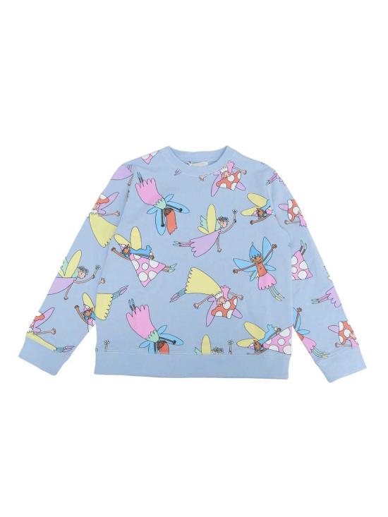  [키즈] 스텔라 맥카트니 풀오버 스텔라 매카트니 아동용 스웨트셔츠 라이트 블루