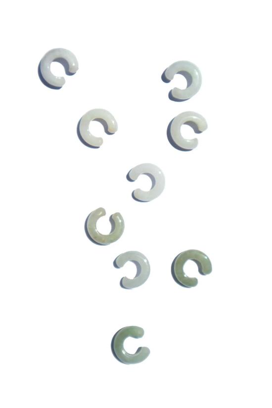  세레 이어링 세리 애비 싱글 제이드 커프  오프 화이트