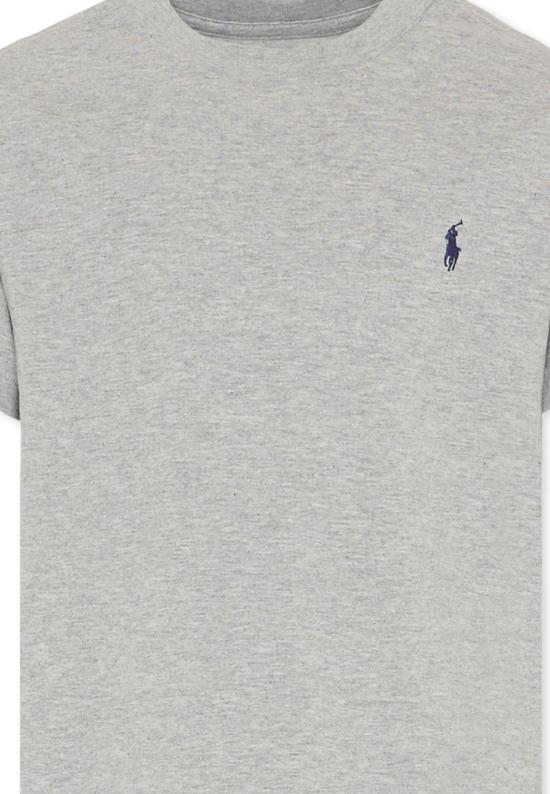  [키즈] 랄프 로렌 트레이닝 상의 아동용 반팔 티셔츠 (회색) - RALPH LAUREN