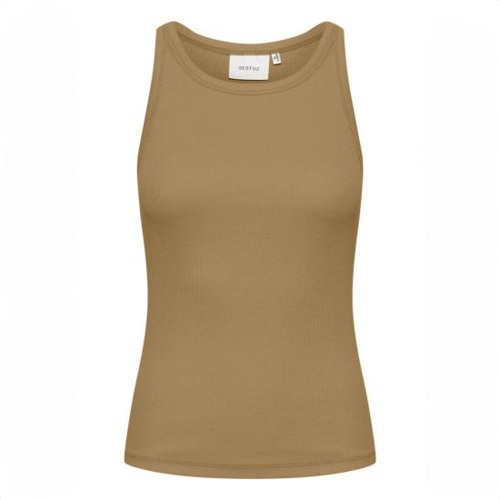  게스투즈 민소매 티셔츠 드류 리버서블 탑 스톤 그레이 - GESTUZ