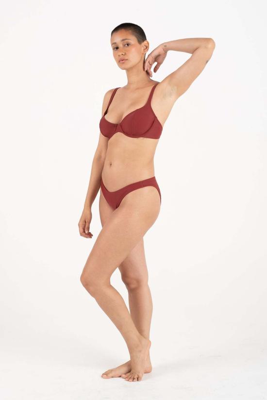  Galamaar 비키니 수영복 갈라마르 빌리 와이어 톱 가넷 - OTHER BRANDS