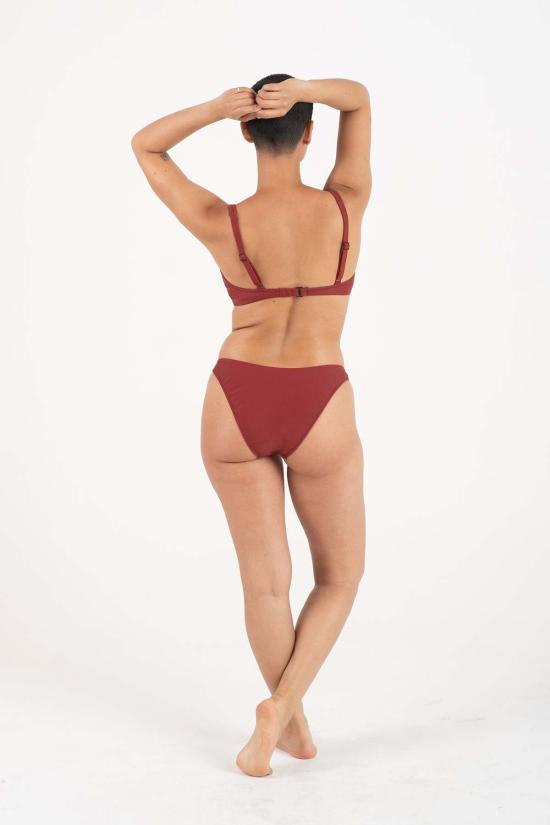  Galamaar 비키니 수영복 갈라마르 빌리 와이어 톱 가넷 - OTHER BRANDS