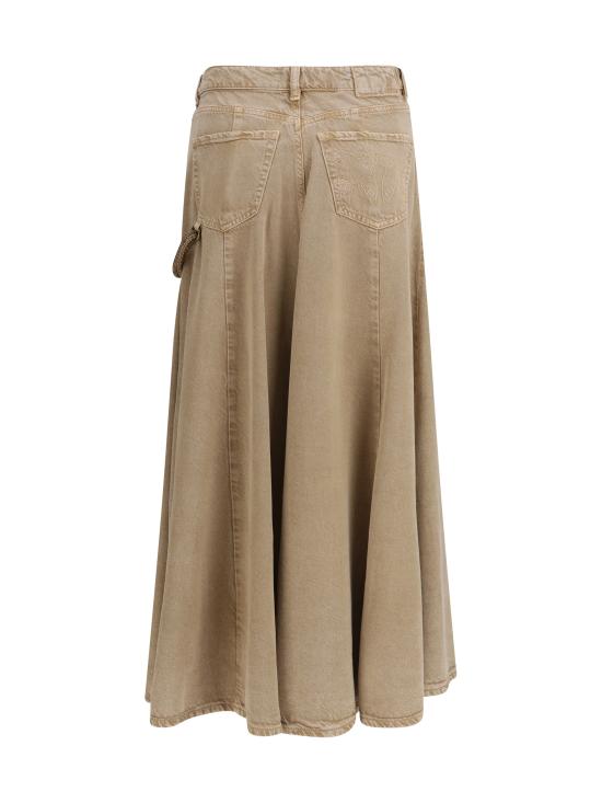 26SS 핑코 롱 스커트 104647A33R C88 BEIGE - PINKO