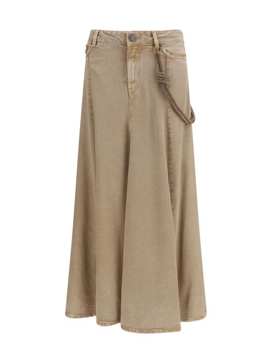 26SS 핑코 롱 스커트 104647A33R C88 BEIGE