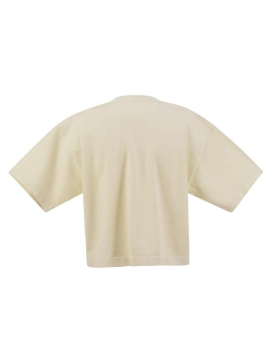  오트리 민소매 티셔츠 크루넥 크롭 티셔츠 - AUTRY